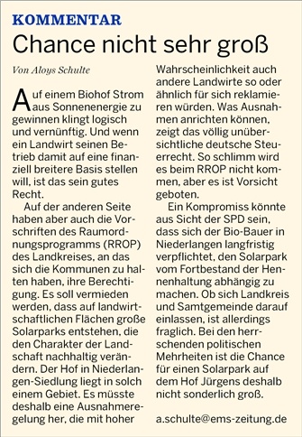12-05-12 Kommentar Solarpark