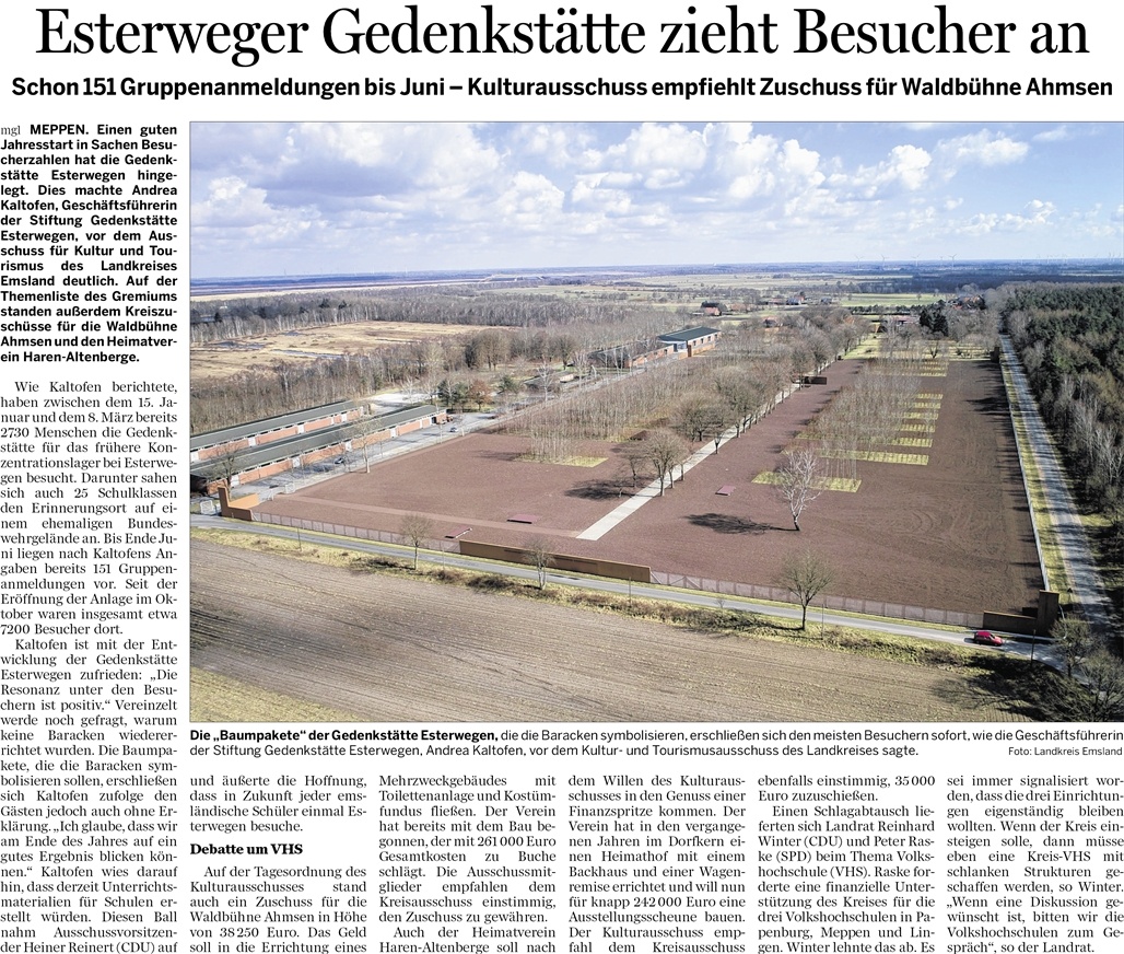 2012-03-23 Esterweger Gedenksttte zieht Besucher an