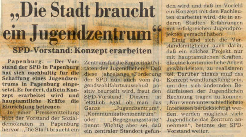 EZ 91-07-17 Jugendzentrum