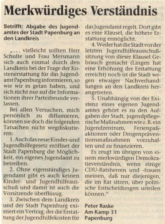 EZ 95-02-27 Jugendamt Leserbrief