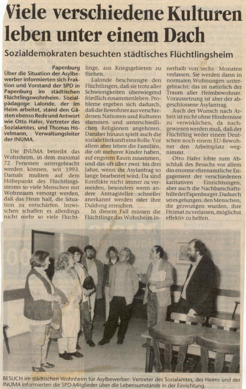 EZ 95-06-07 Flchtlingsheimbesuch